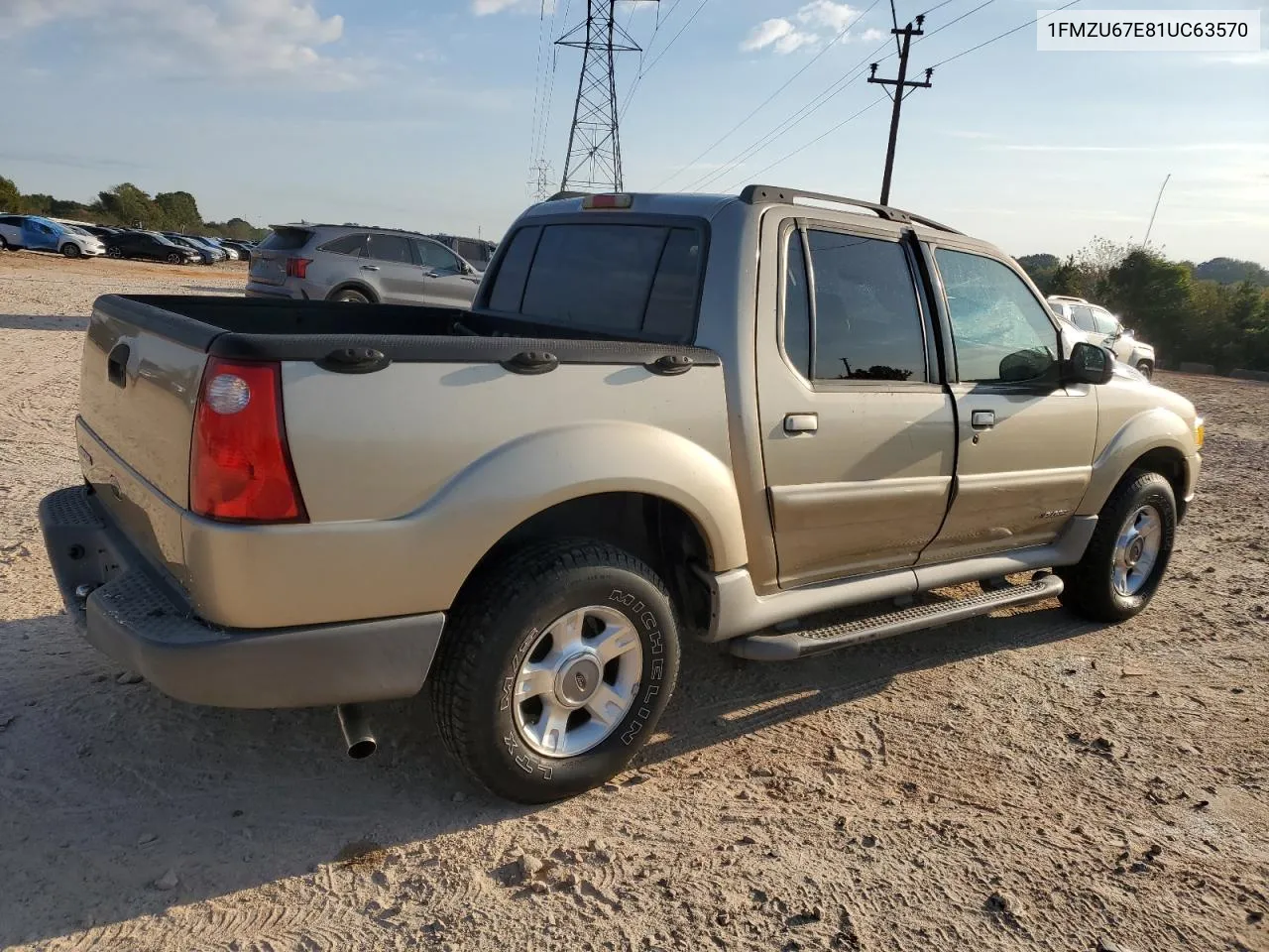 2001 Ford Explorer Sport Trac VIN: 1FMZU67E81UC63570 Lot: 74058134