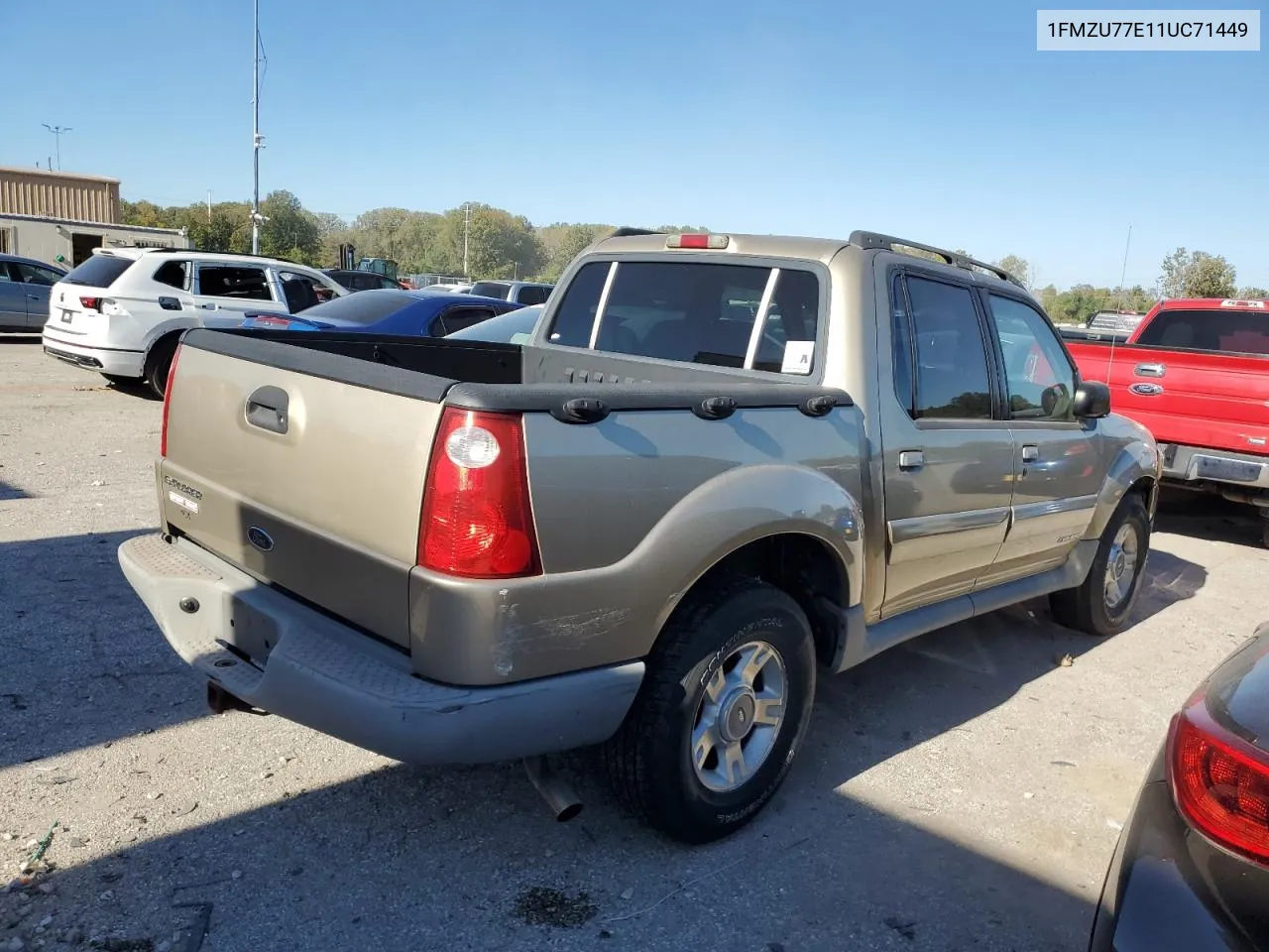 2001 Ford Explorer Sport Trac VIN: 1FMZU77E11UC71449 Lot: 74927644