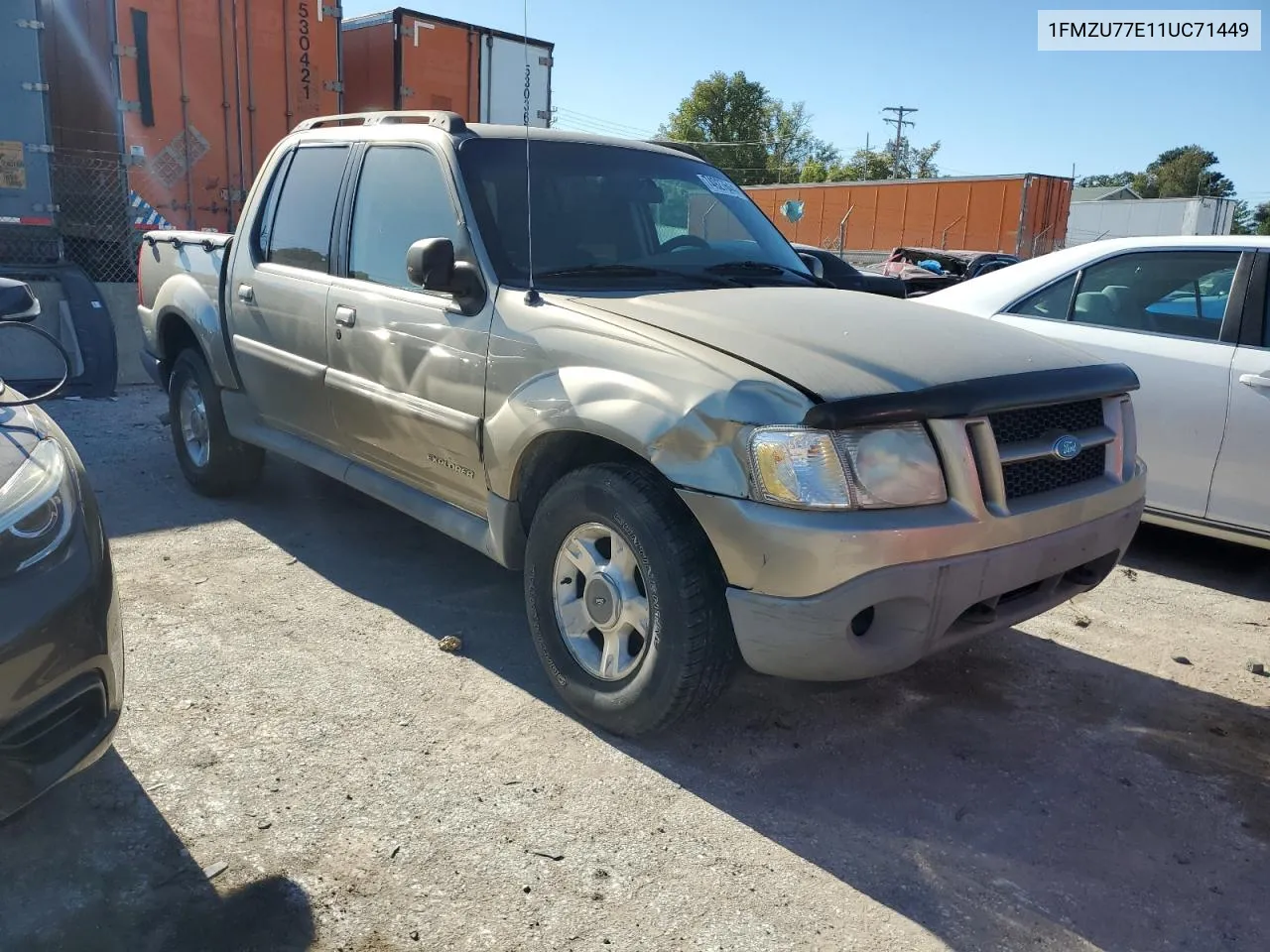 2001 Ford Explorer Sport Trac VIN: 1FMZU77E11UC71449 Lot: 74927644