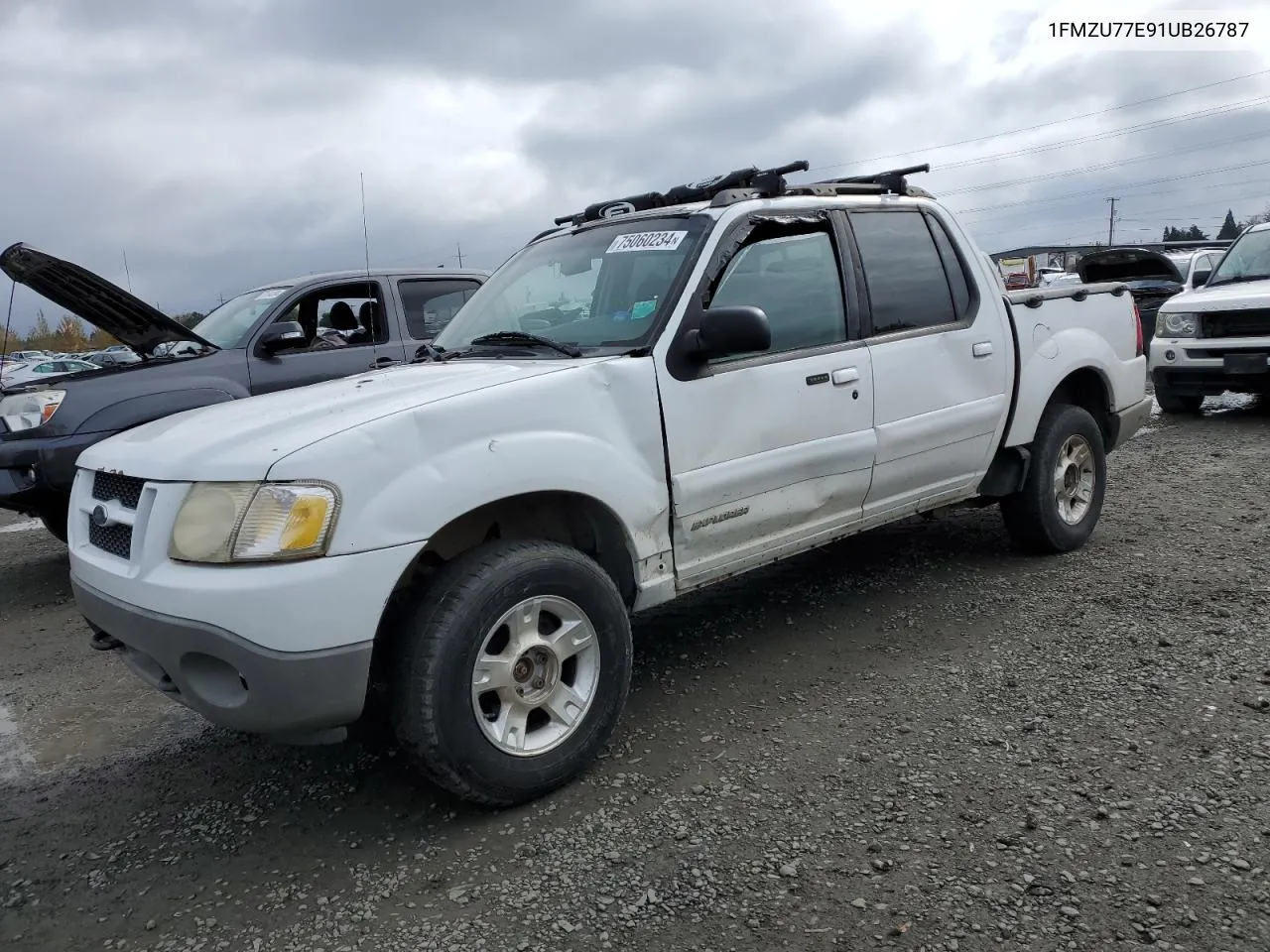 2001 Ford Explorer Sport Trac VIN: 1FMZU77E91UB26787 Lot: 75060234