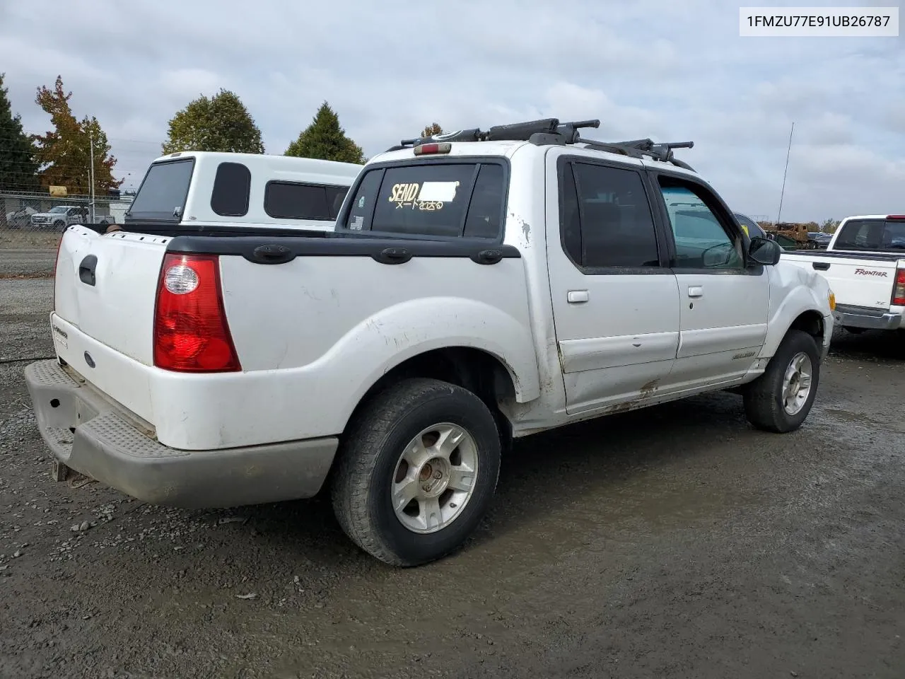 2001 Ford Explorer Sport Trac VIN: 1FMZU77E91UB26787 Lot: 75060234