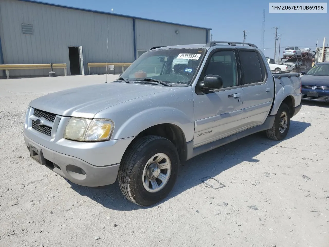 2001 Ford Explorer Sport Trac VIN: 1FMZU67E91UB69195 Lot: 75358554