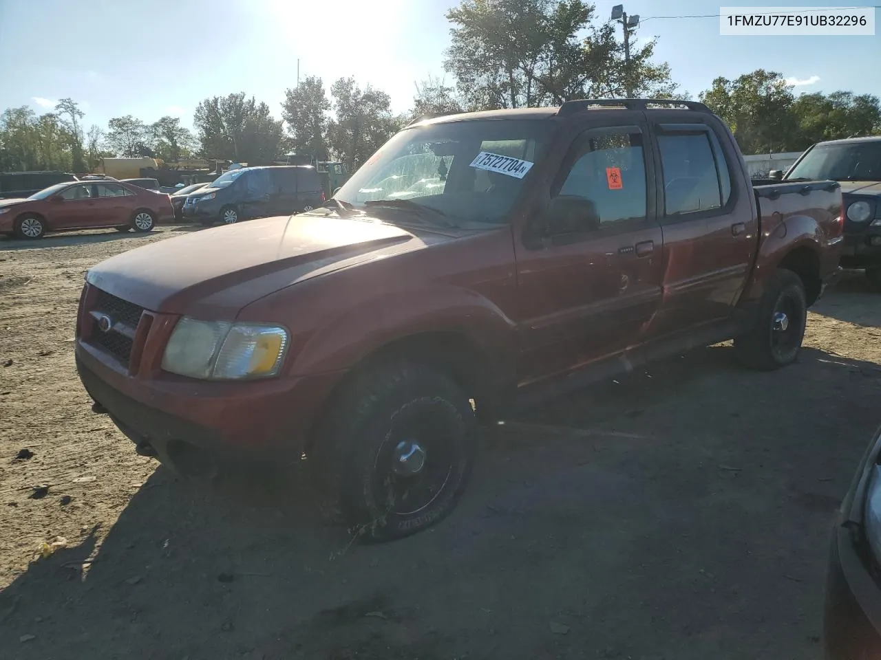 2001 Ford Explorer Sport Trac VIN: 1FMZU77E91UB32296 Lot: 75727704