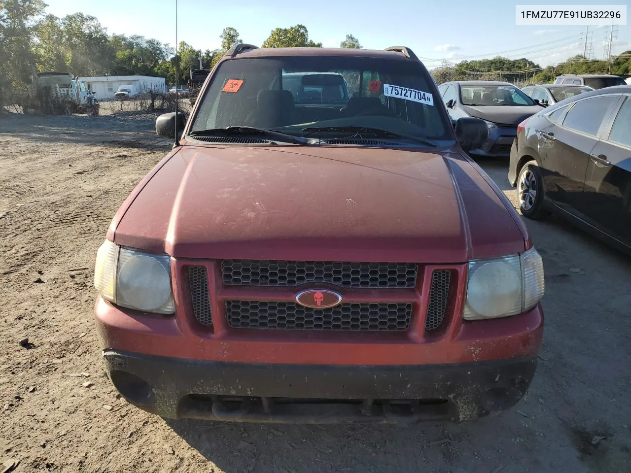 2001 Ford Explorer Sport Trac VIN: 1FMZU77E91UB32296 Lot: 75727704