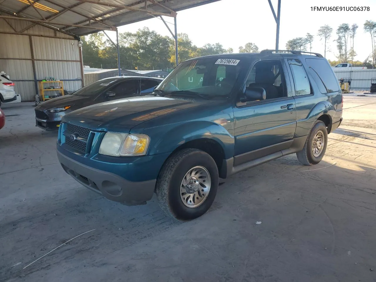 2001 Ford Explorer Sport VIN: 1FMYU60E91UC06378 Lot: 76729614