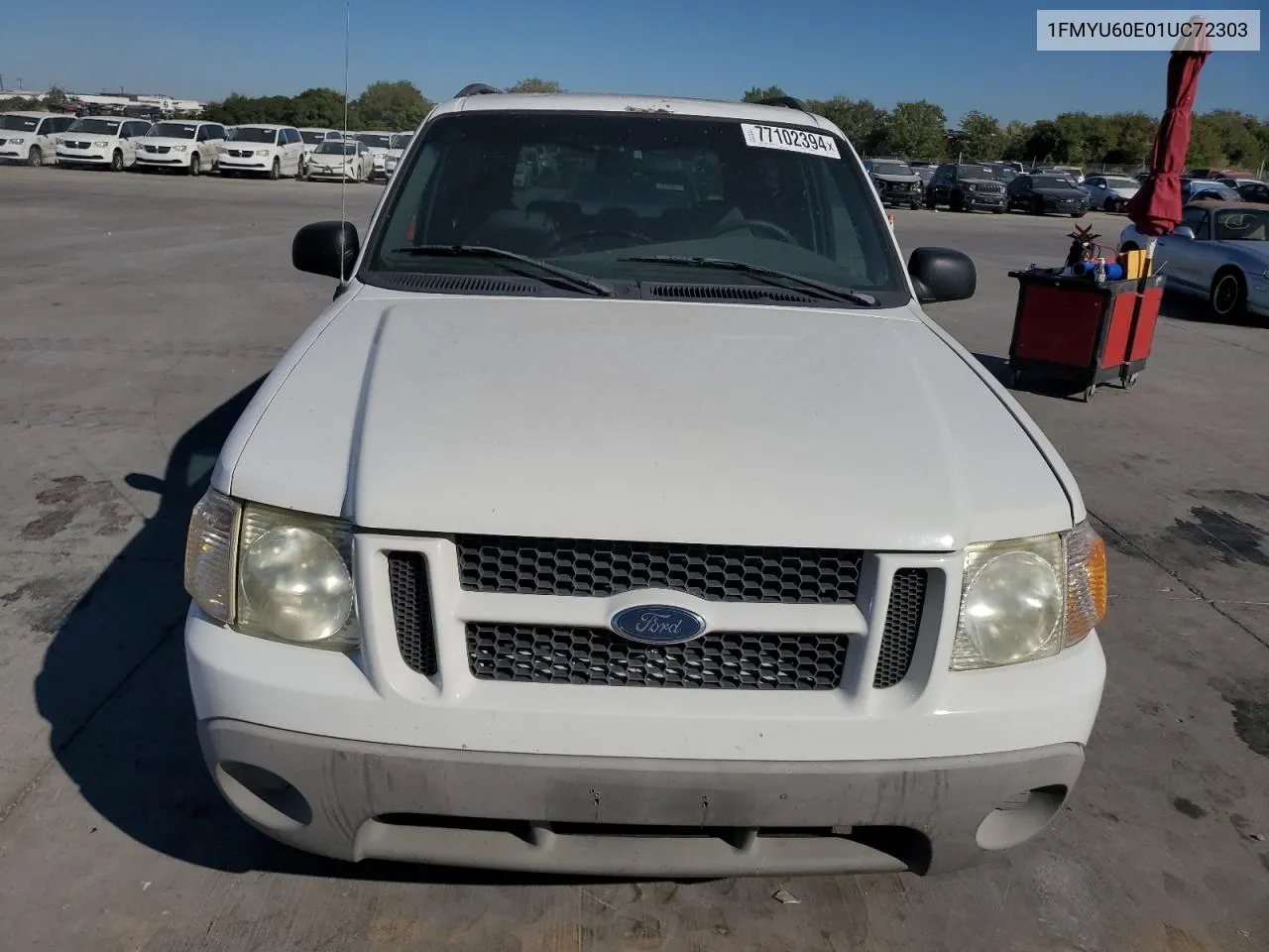 2001 Ford Explorer Sport VIN: 1FMYU60E01UC72303 Lot: 77102394