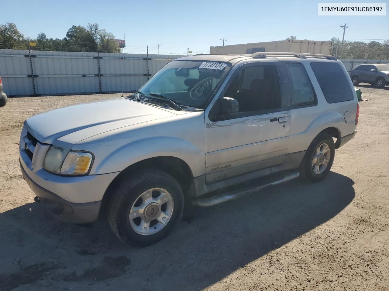 2001 Ford Explorer Sport VIN: 1FMYU60E91UC86197 Lot: 77107474