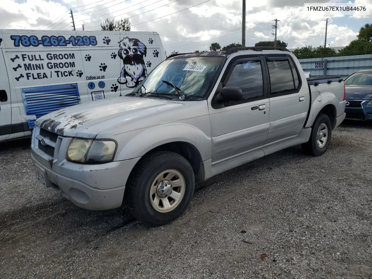 2001 Ford Explorer Sport Trac VIN: 1FMZU67EX1UB44676 Lot: 77566124