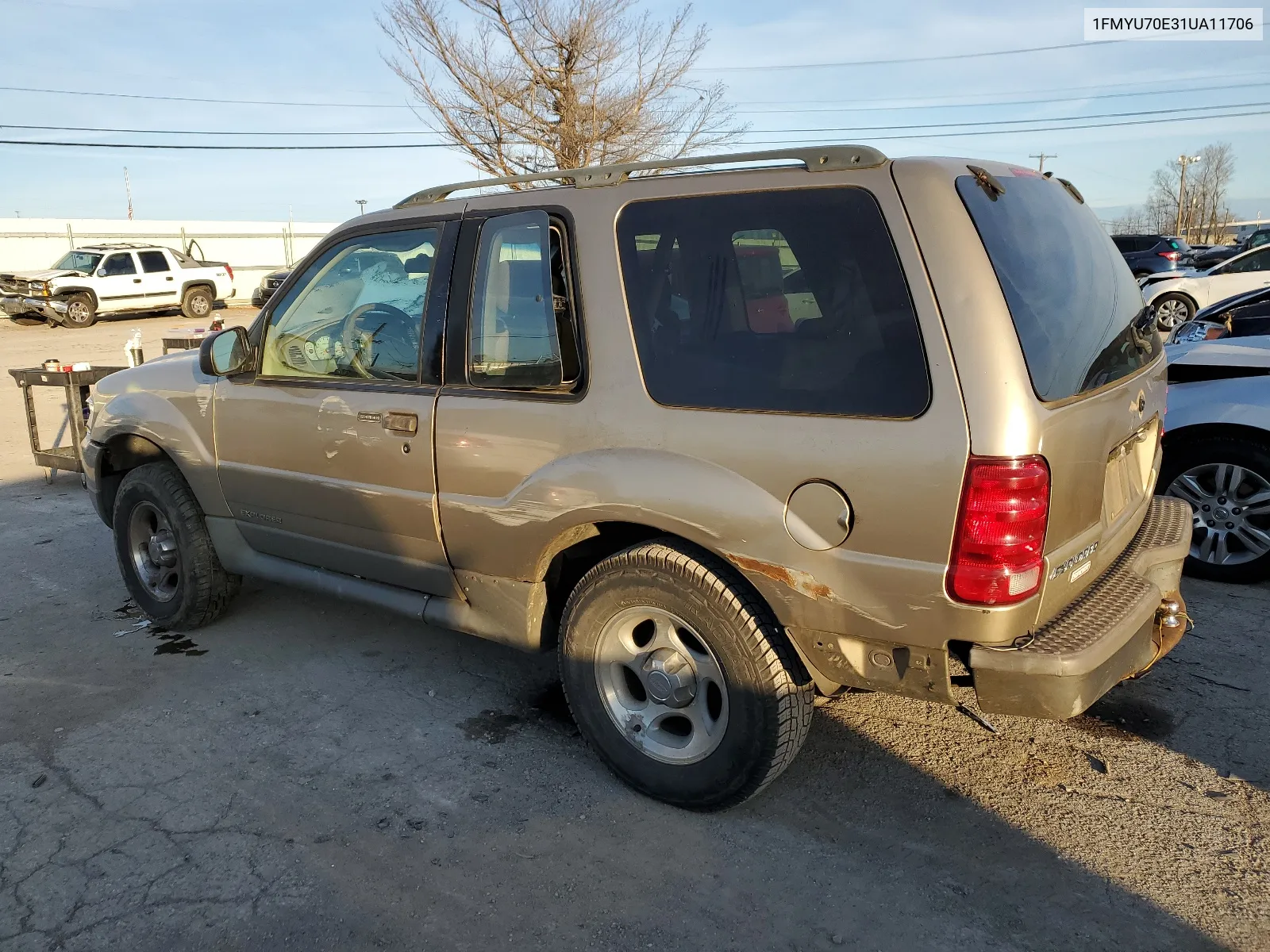 2001 Ford Explorer Sport VIN: 1FMYU70E31UA11706 Lot: 78314993