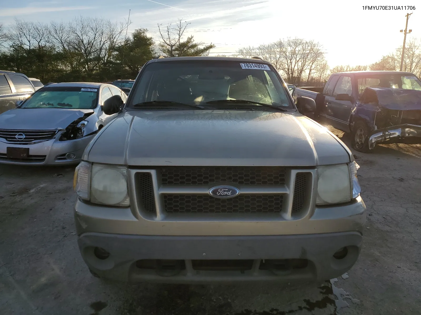 2001 Ford Explorer Sport VIN: 1FMYU70E31UA11706 Lot: 78314993