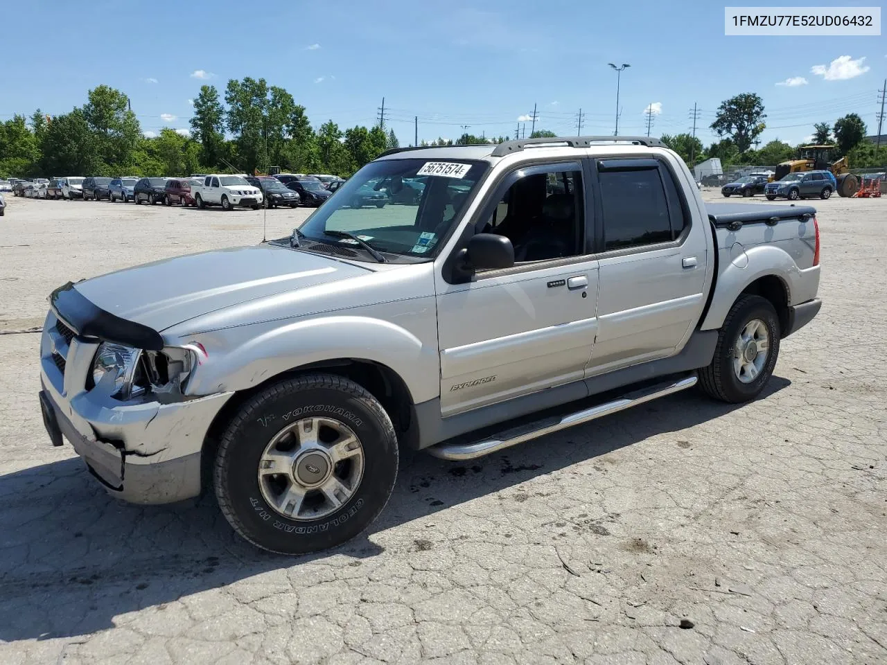 2002 Ford Explorer Sport Trac VIN: 1FMZU77E52UD06432 Lot: 56751574