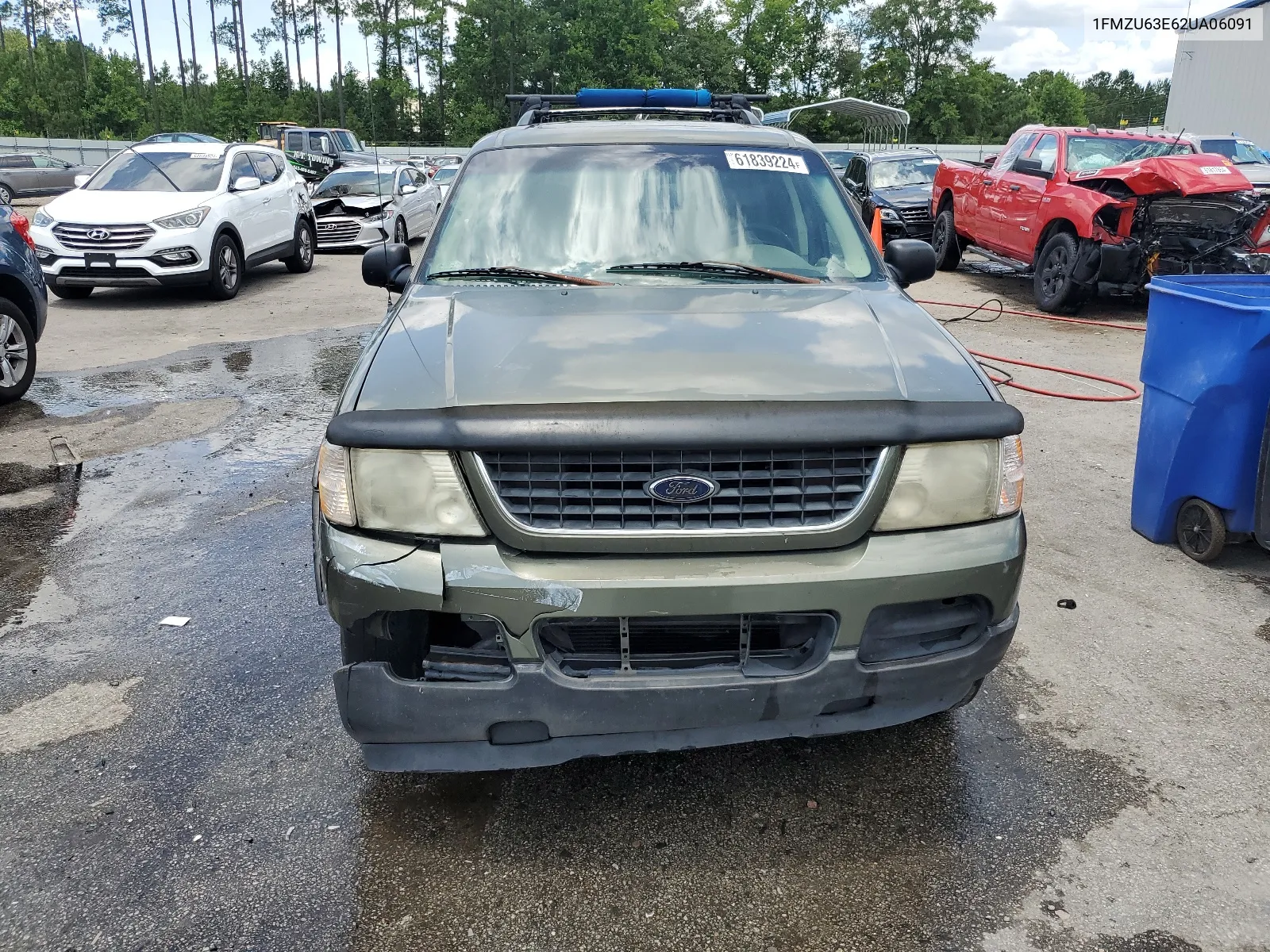 2002 Ford Explorer Xlt VIN: 1FMZU63E62UA06091 Lot: 61839224