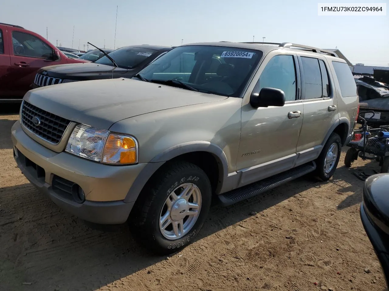 2002 Ford Explorer Xlt VIN: 1FMZU73K02ZC94964 Lot: 65920054