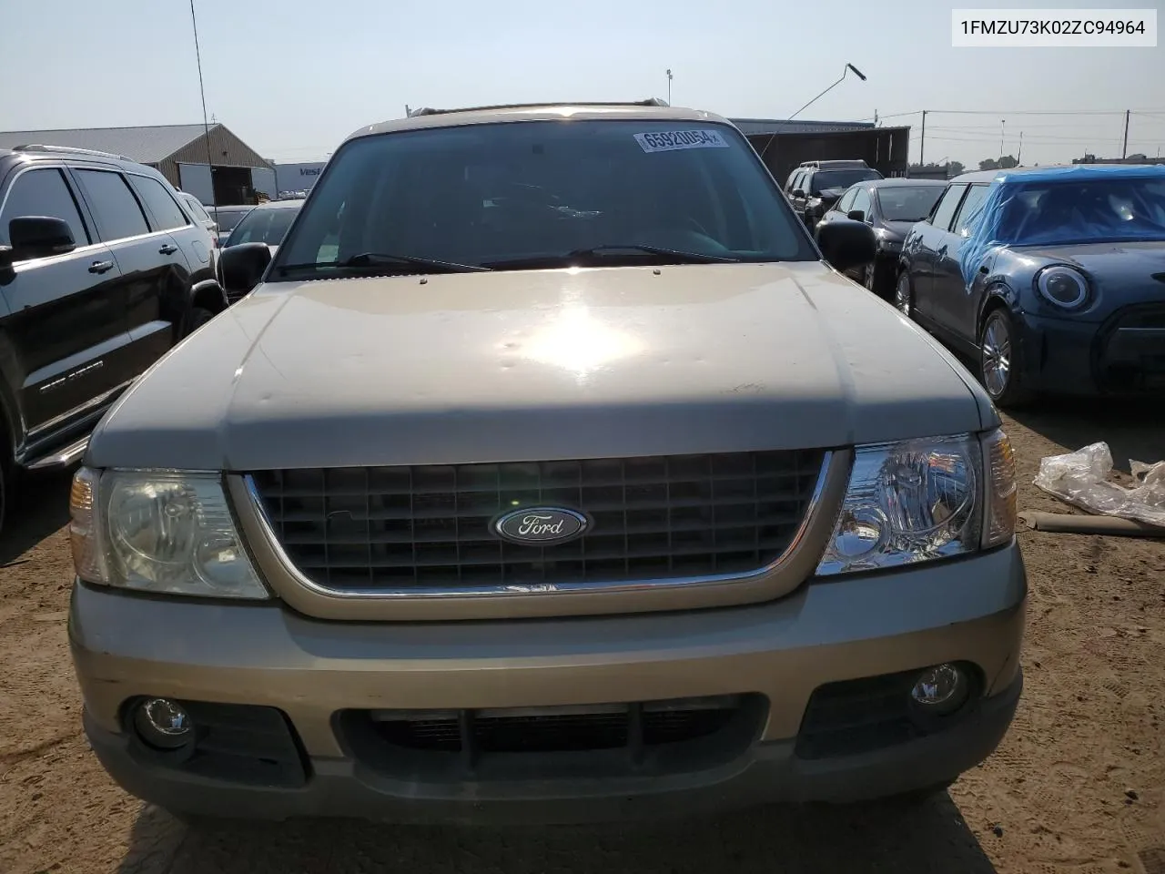 2002 Ford Explorer Xlt VIN: 1FMZU73K02ZC94964 Lot: 65920054