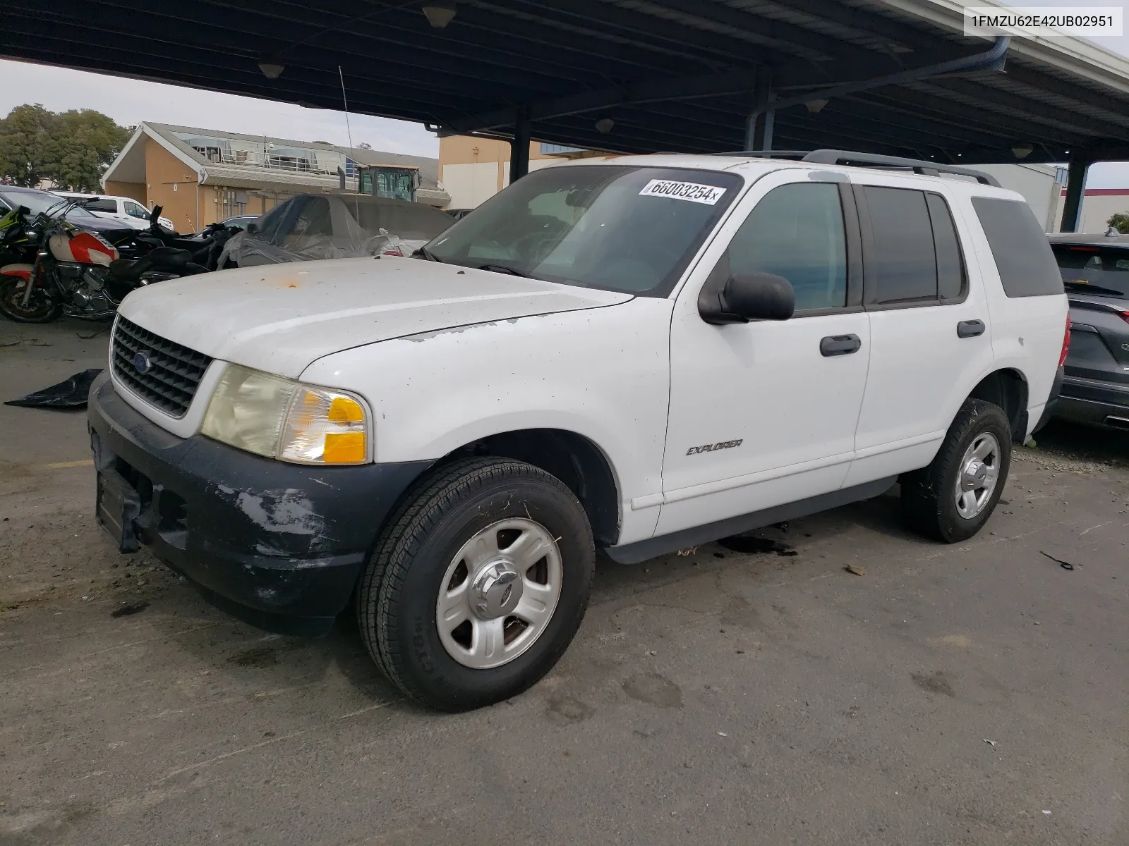 2002 Ford Explorer Xls VIN: 1FMZU62E42UB02951 Lot: 66003254