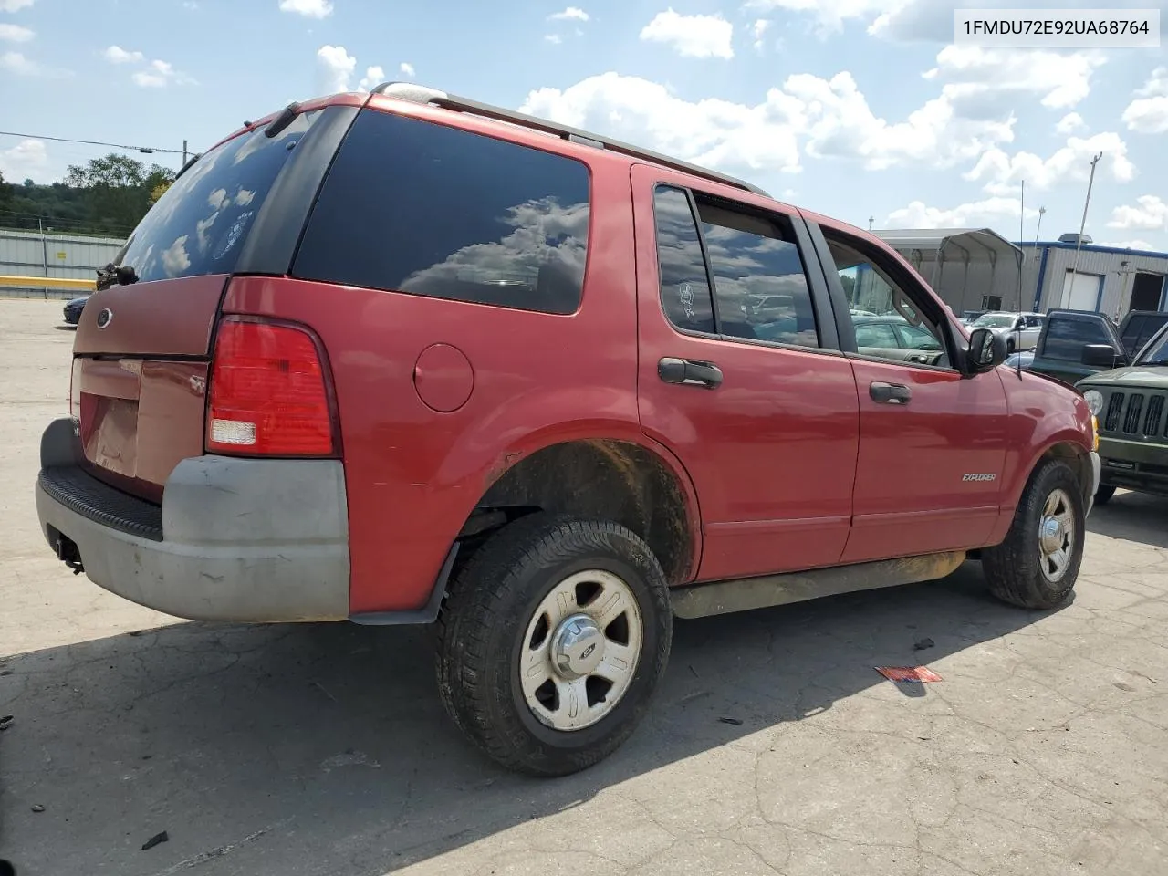 2002 Ford Explorer Xls VIN: 1FMDU72E92UA68764 Lot: 68798064