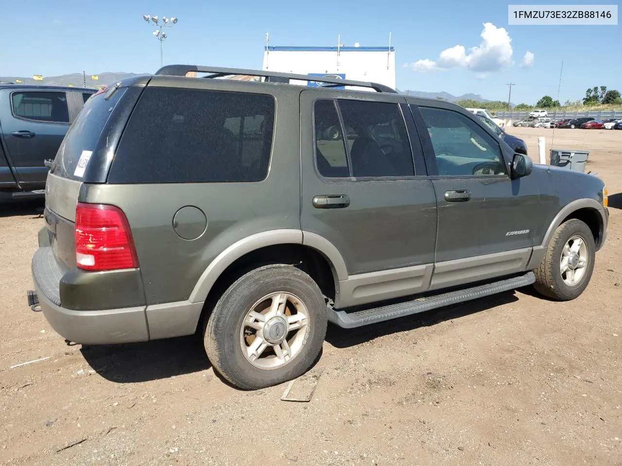 2002 Ford Explorer Xlt VIN: 1FMZU73E32ZB88146 Lot: 69238954