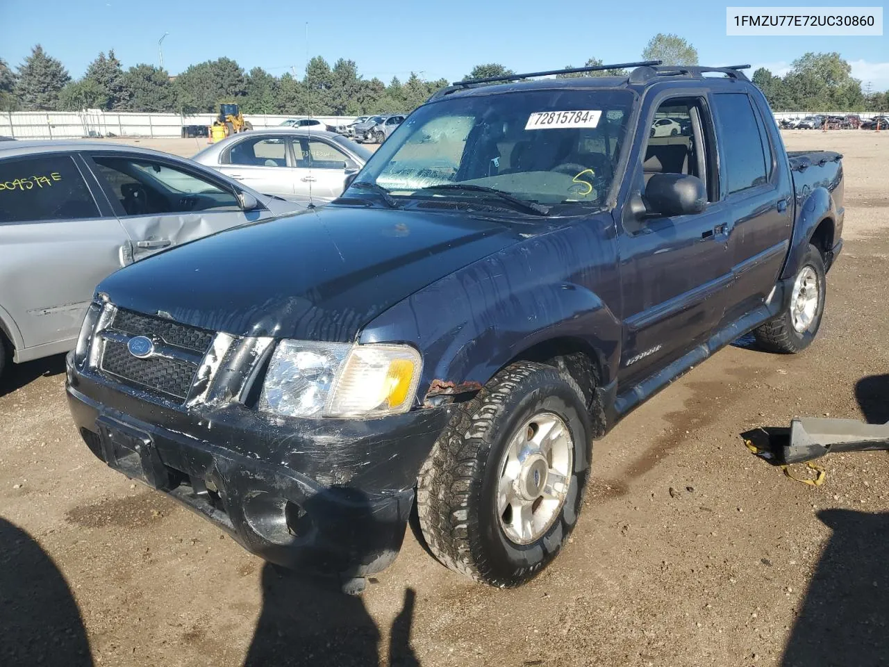 2002 Ford Explorer Sport Trac VIN: 1FMZU77E72UC30860 Lot: 72815784