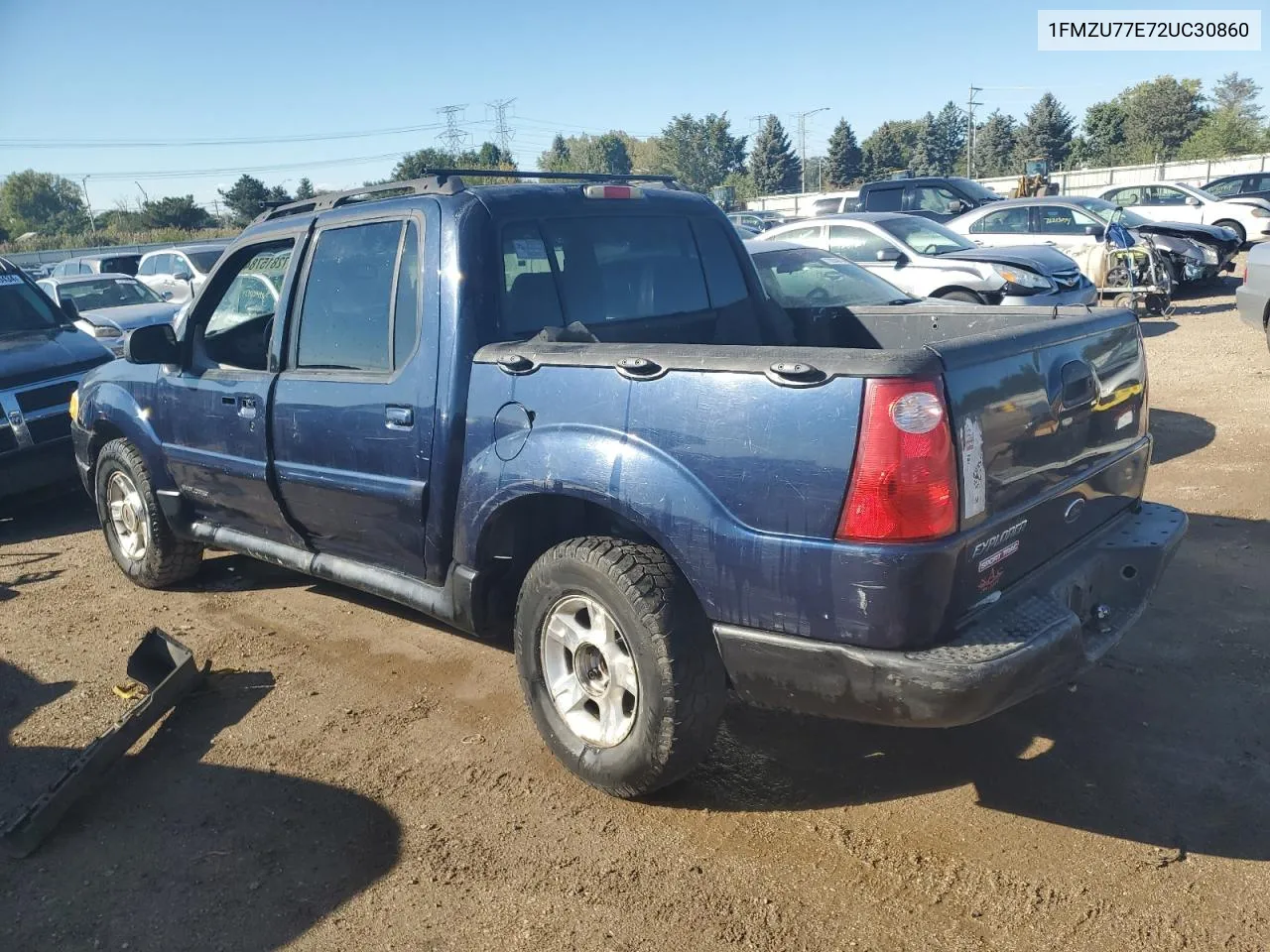 2002 Ford Explorer Sport Trac VIN: 1FMZU77E72UC30860 Lot: 72815784