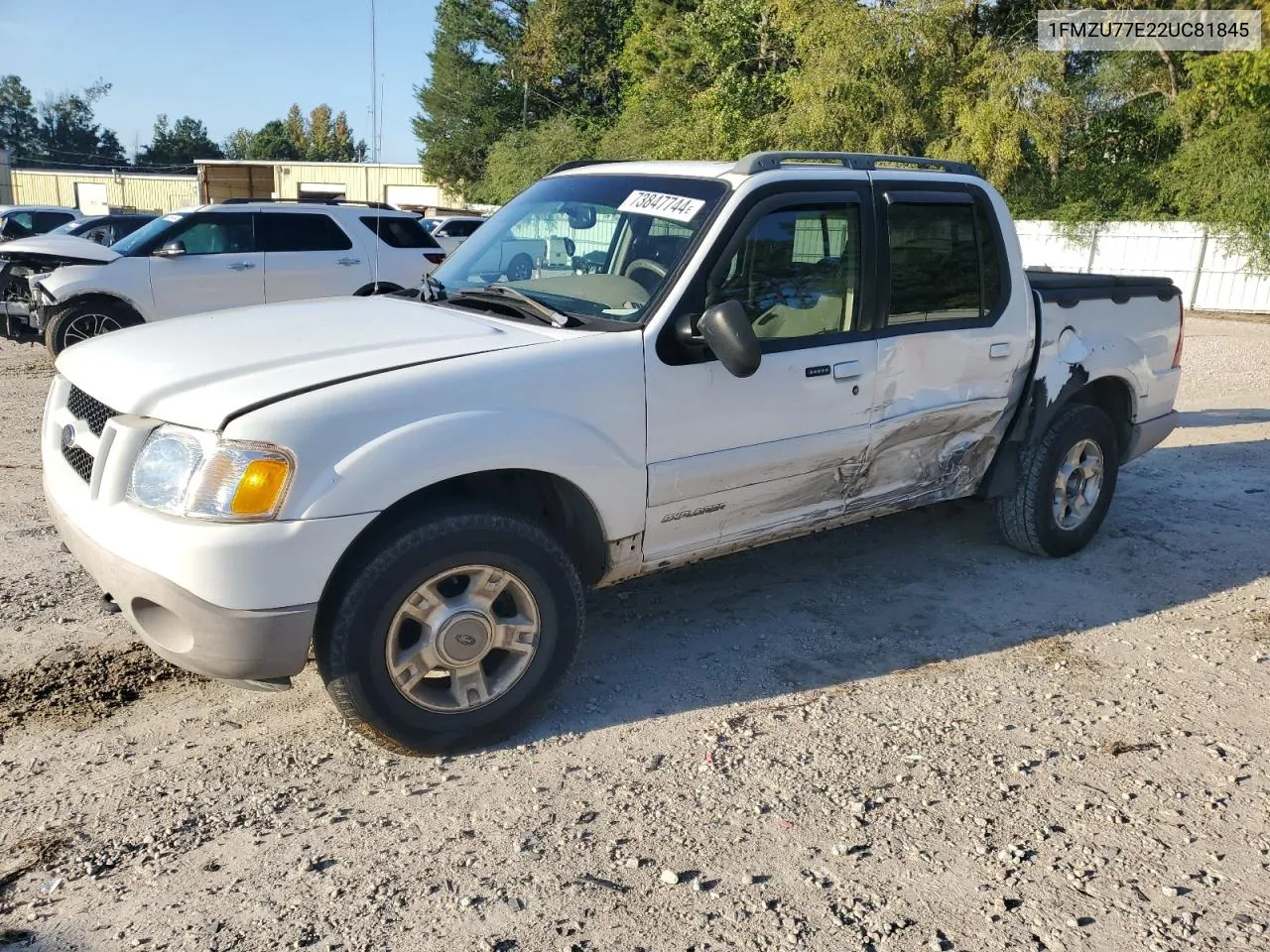 2002 Ford Explorer Sport Trac VIN: 1FMZU77E22UC81845 Lot: 73847744