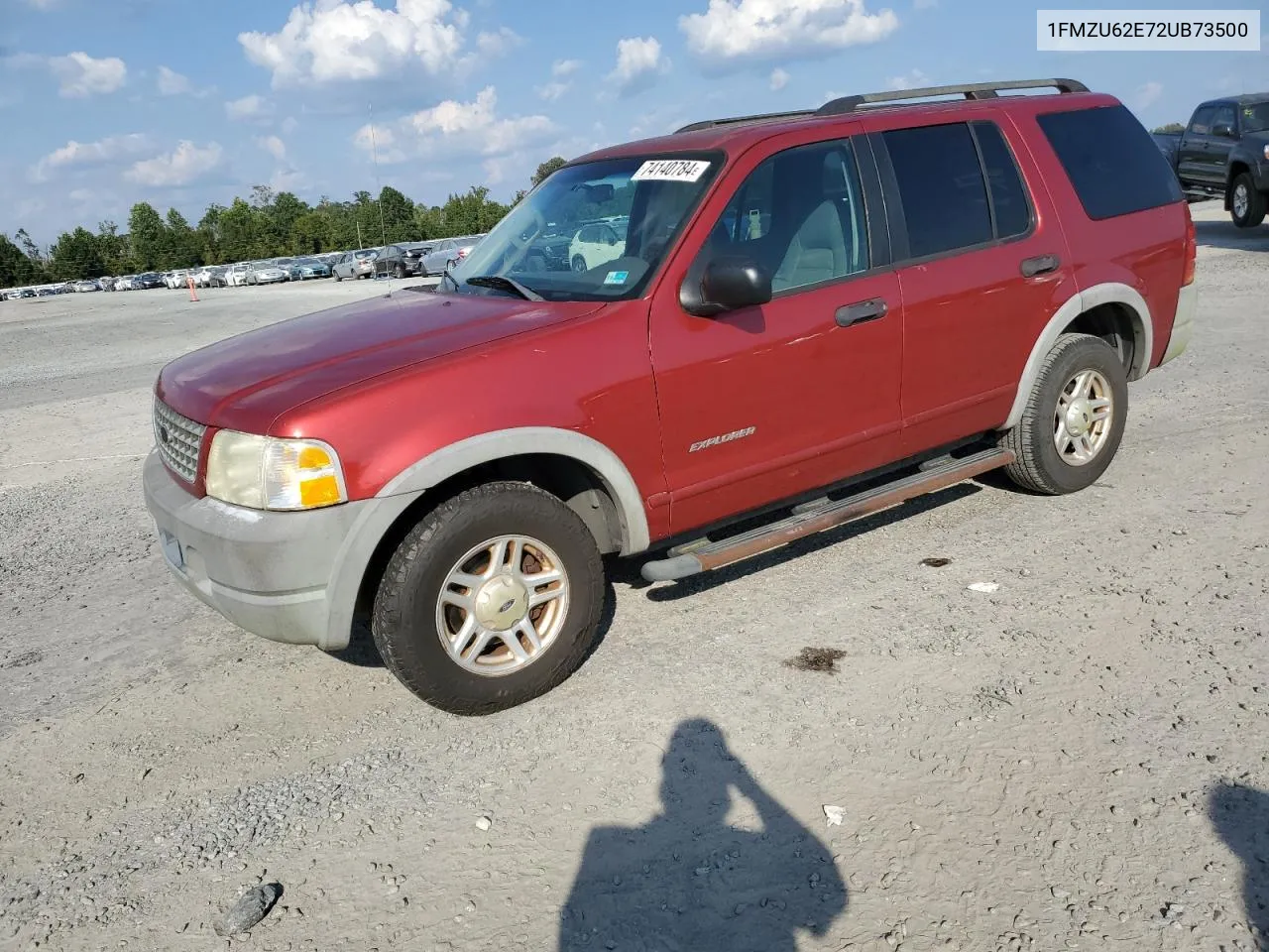 2002 Ford Explorer Xls VIN: 1FMZU62E72UB73500 Lot: 74140784