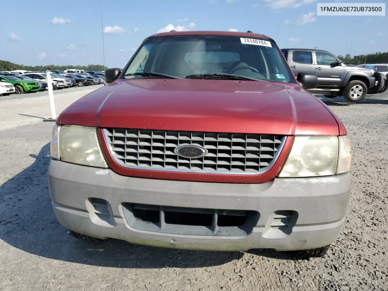 2002 Ford Explorer Xls VIN: 1FMZU62E72UB73500 Lot: 74140784