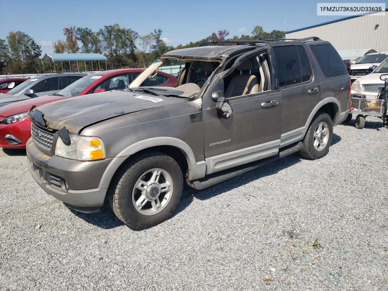 2002 Ford Explorer Xlt VIN: 1FMZU73K62UD33635 Lot: 74682364