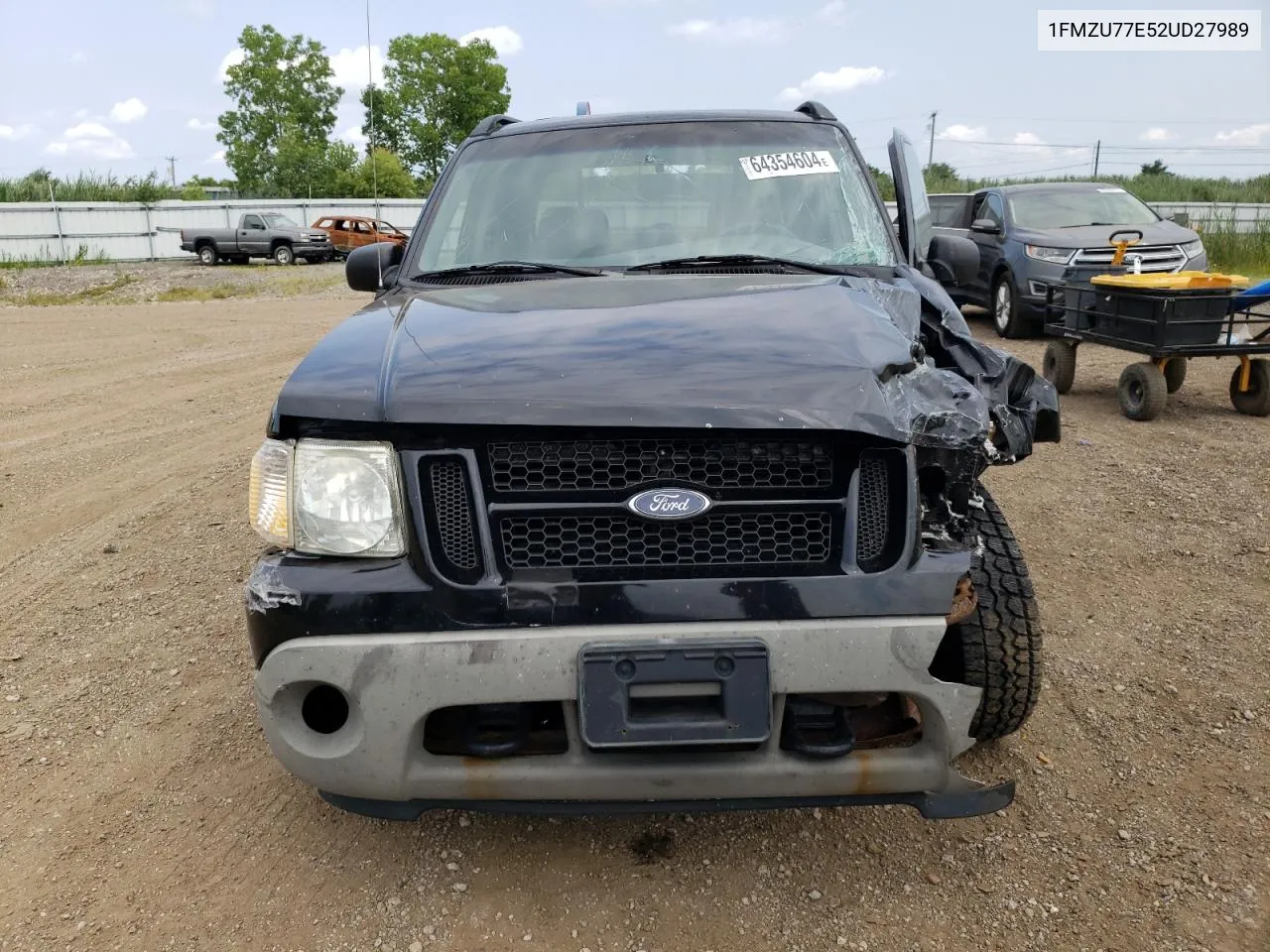 2002 Ford Explorer Sport Trac VIN: 1FMZU77E52UD27989 Lot: 74710834