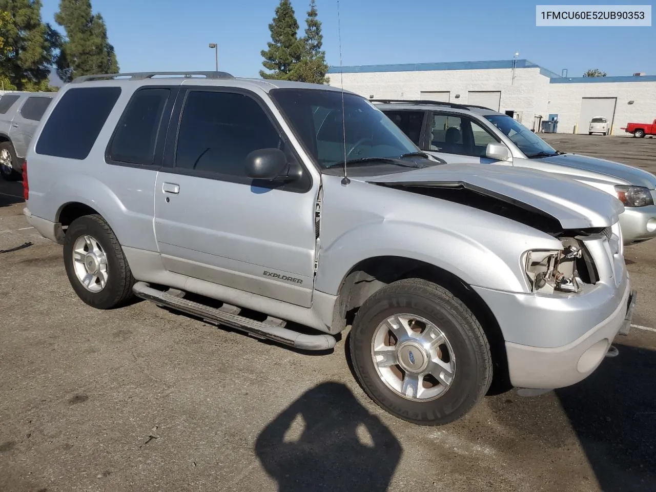 2002 Ford Explorer Sport VIN: 1FMCU60E52UB90353 Lot: 75659554