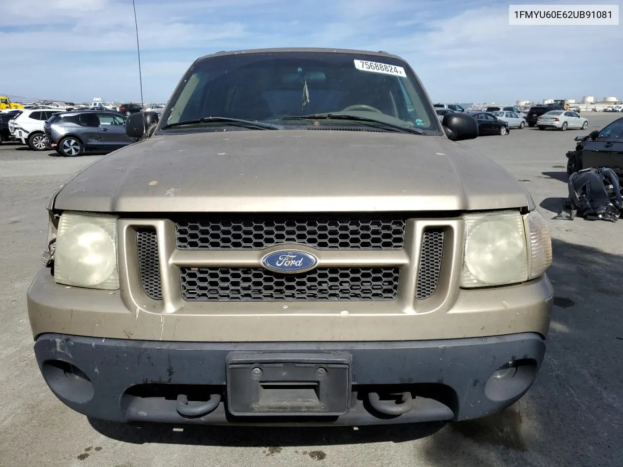 2002 Ford Explorer Sport VIN: 1FMYU60E62UB91081 Lot: 75688824