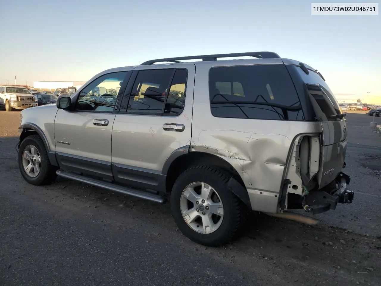 2002 Ford Explorer Xlt VIN: 1FMDU73W02UD46751 Lot: 77443024