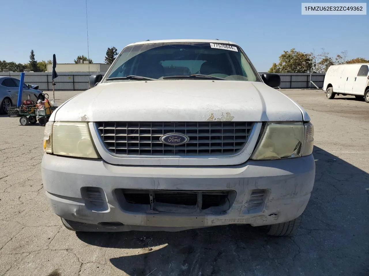 2002 Ford Explorer Xls VIN: 1FMZU62E32ZC49362 Lot: 77570844