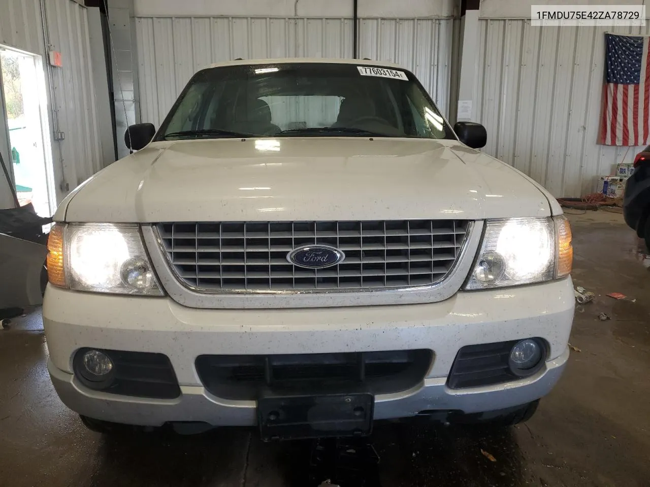 2002 Ford Explorer Limited VIN: 1FMDU75E42ZA78729 Lot: 77603154