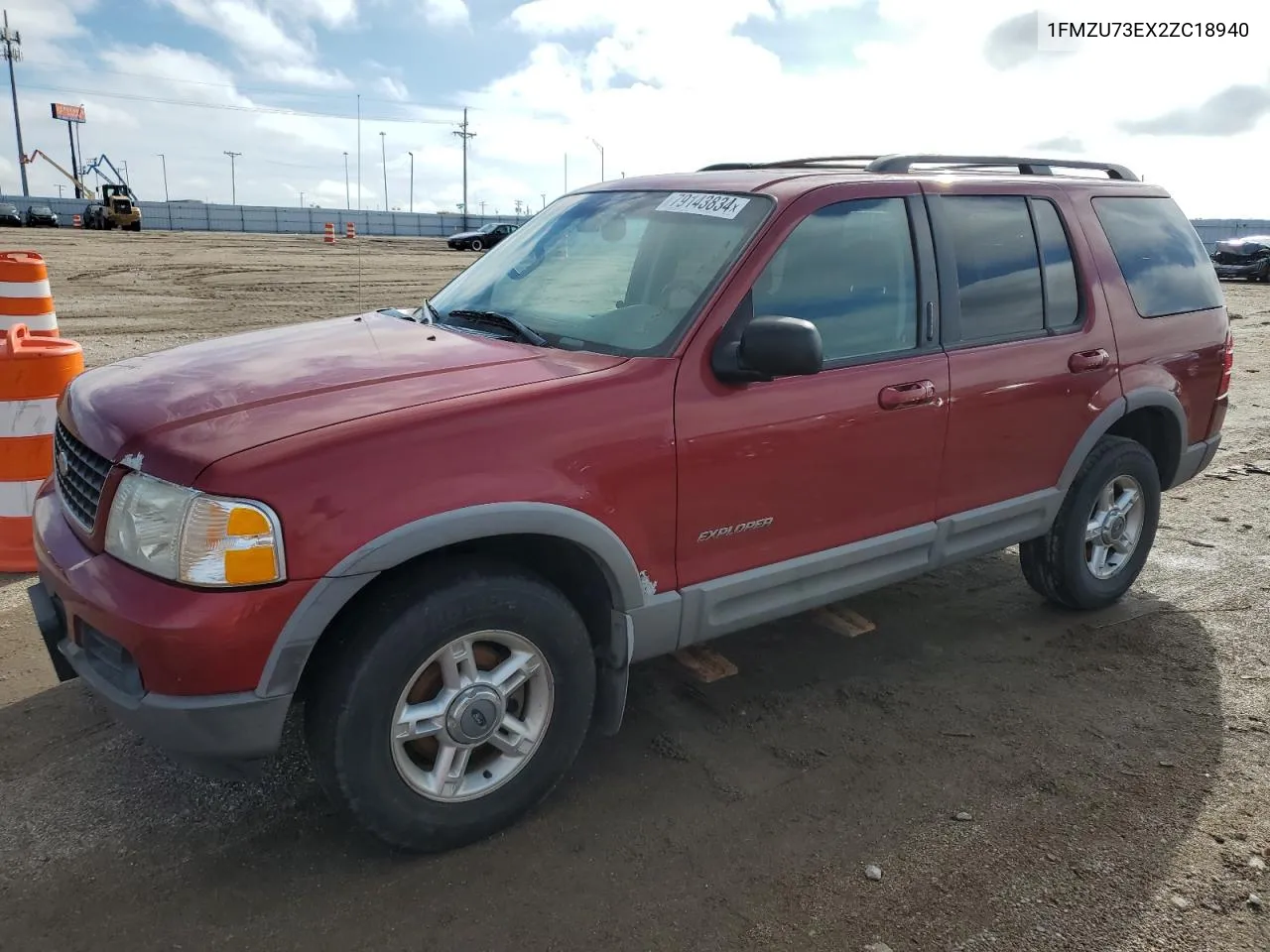 2002 Ford Explorer Xlt VIN: 1FMZU73EX2ZC18940 Lot: 79143834