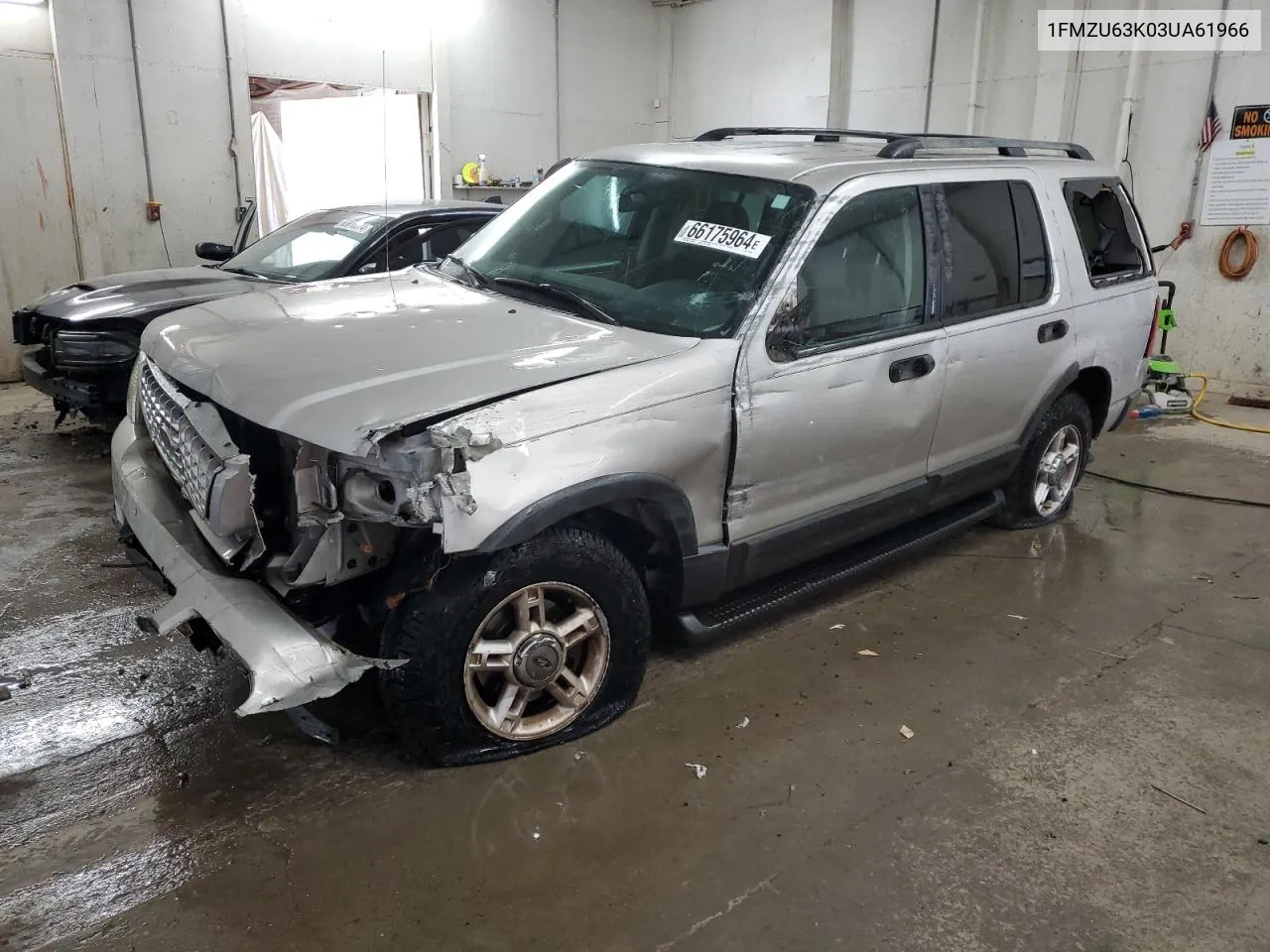 2003 Ford Explorer Xlt VIN: 1FMZU63K03UA61966 Lot: 66175964