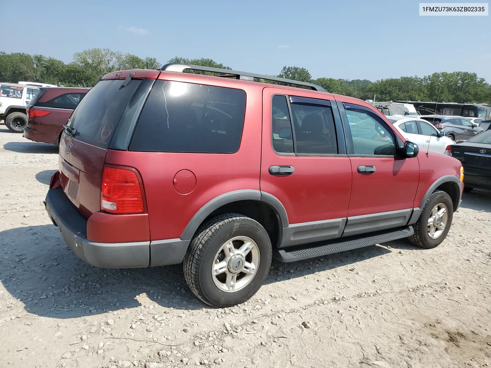 2003 Ford Explorer Xlt VIN: 1FMZU73K63ZB02335 Lot: 67053964