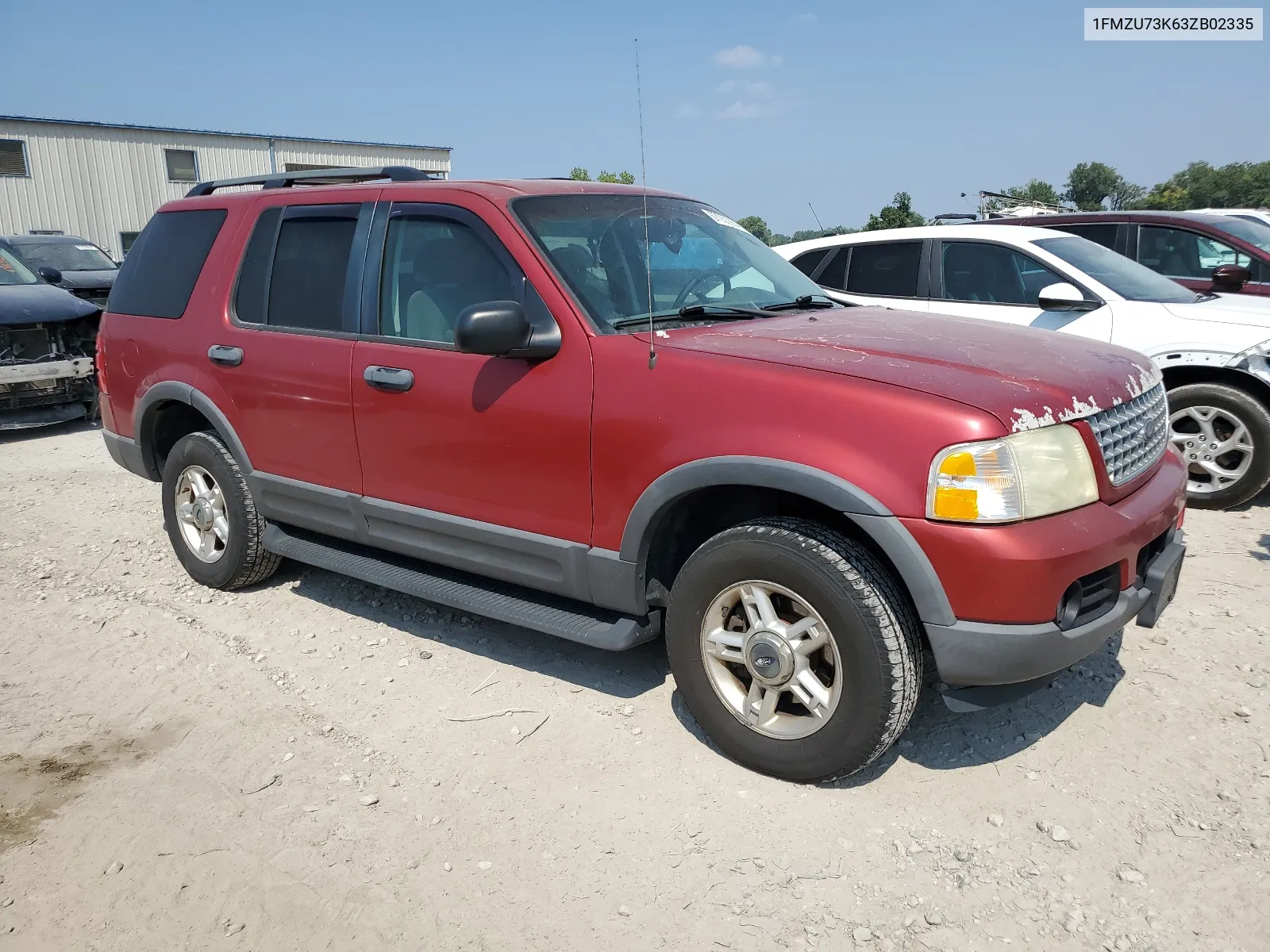 2003 Ford Explorer Xlt VIN: 1FMZU73K63ZB02335 Lot: 67053964