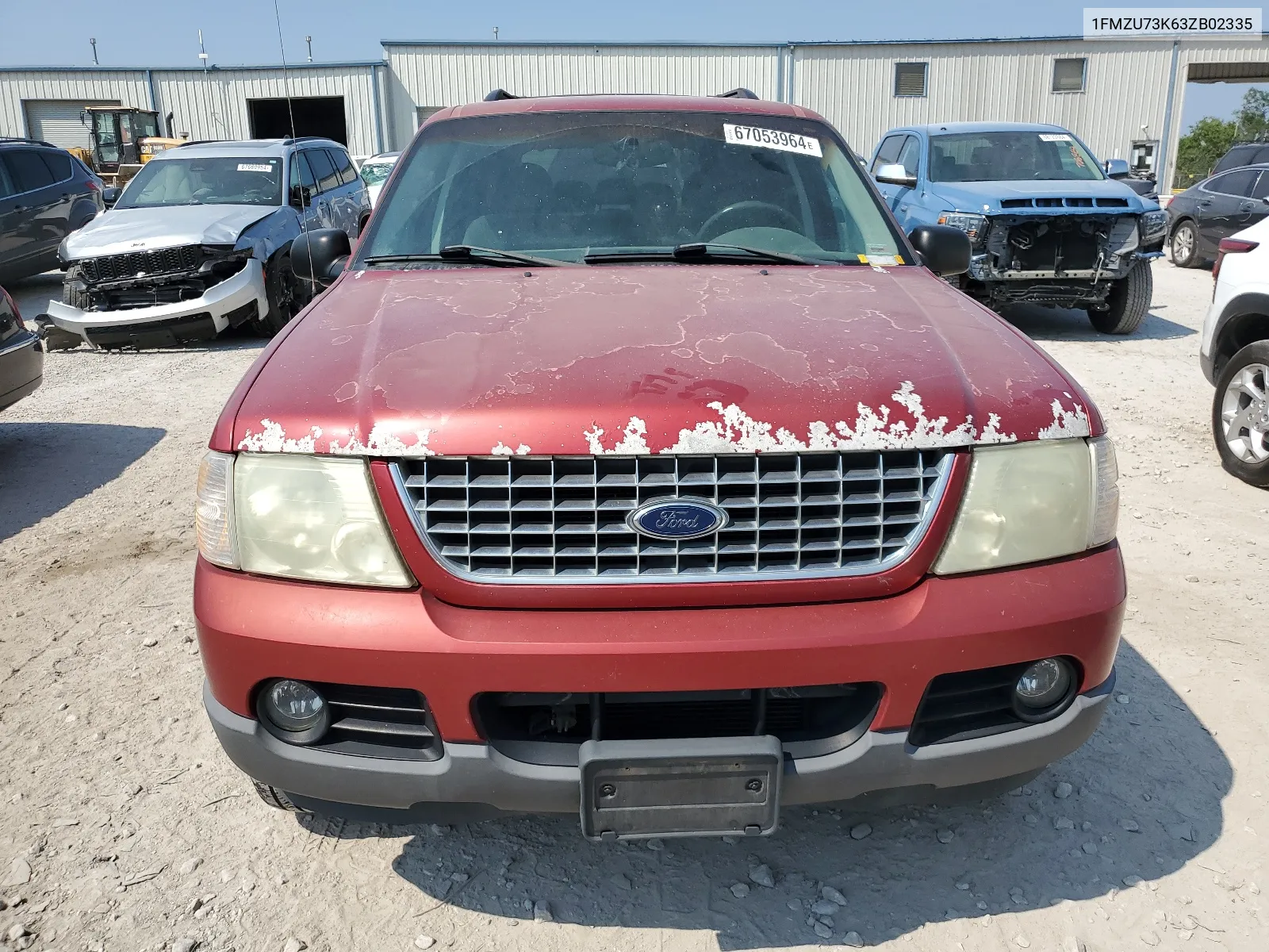 2003 Ford Explorer Xlt VIN: 1FMZU73K63ZB02335 Lot: 67053964