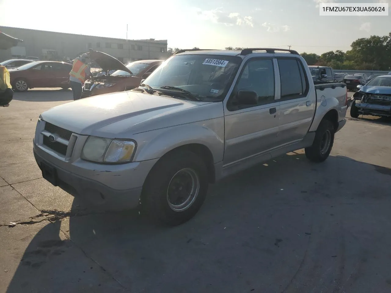 2003 Ford Explorer Sport Trac VIN: 1FMZU67EX3UA50624 Lot: 68513564