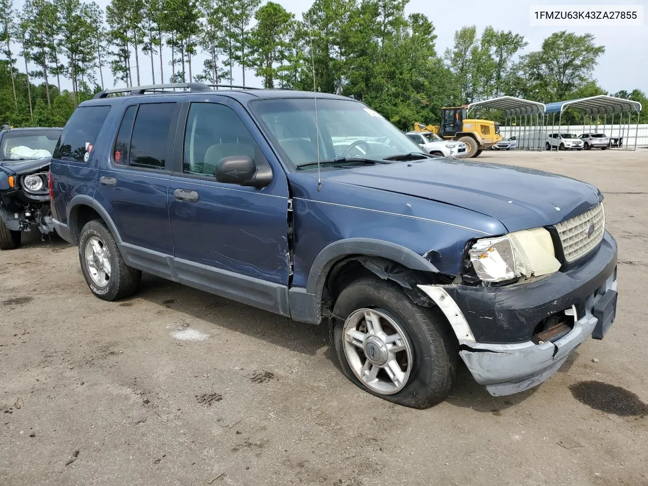 2003 Ford Explorer Xlt VIN: 1FMZU63K43ZA27855 Lot: 70805864