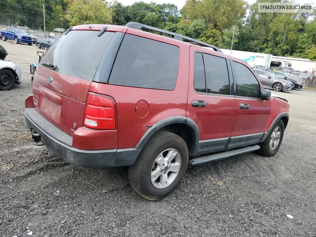 2003 Ford Explorer Xlt VIN: 1FMZU73W33UC74628 Lot: 71536904