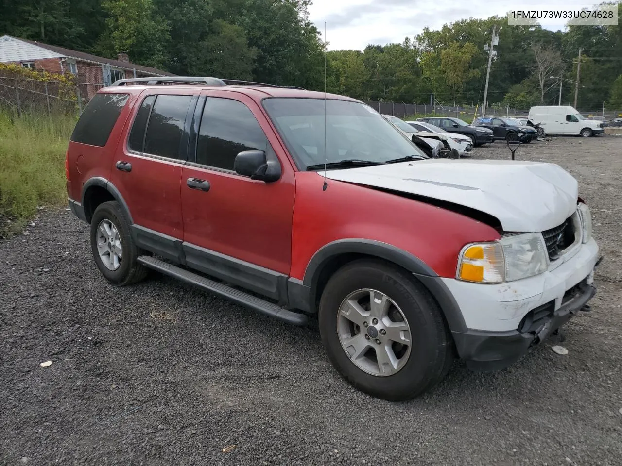 2003 Ford Explorer Xlt VIN: 1FMZU73W33UC74628 Lot: 71536904