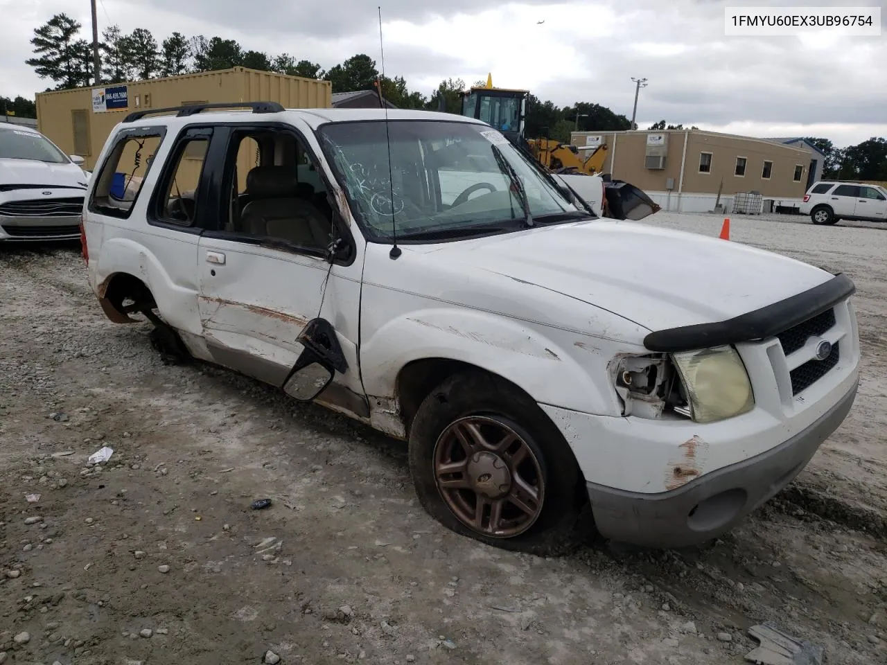 2003 Ford Explorer Sport VIN: 1FMYU60EX3UB96754 Lot: 71924874