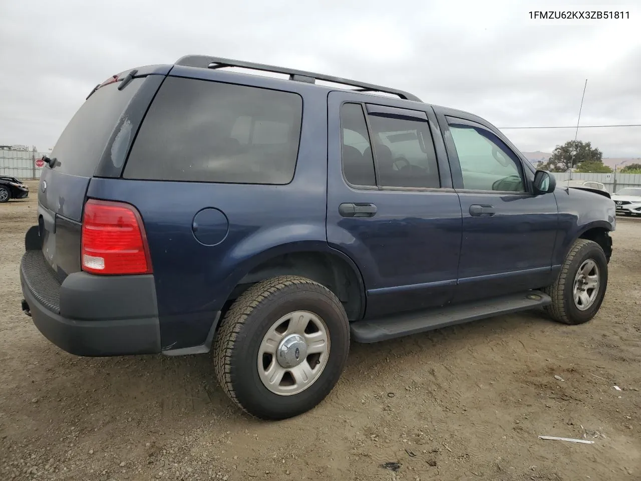 2003 Ford Explorer Xls VIN: 1FMZU62KX3ZB51811 Lot: 72267194