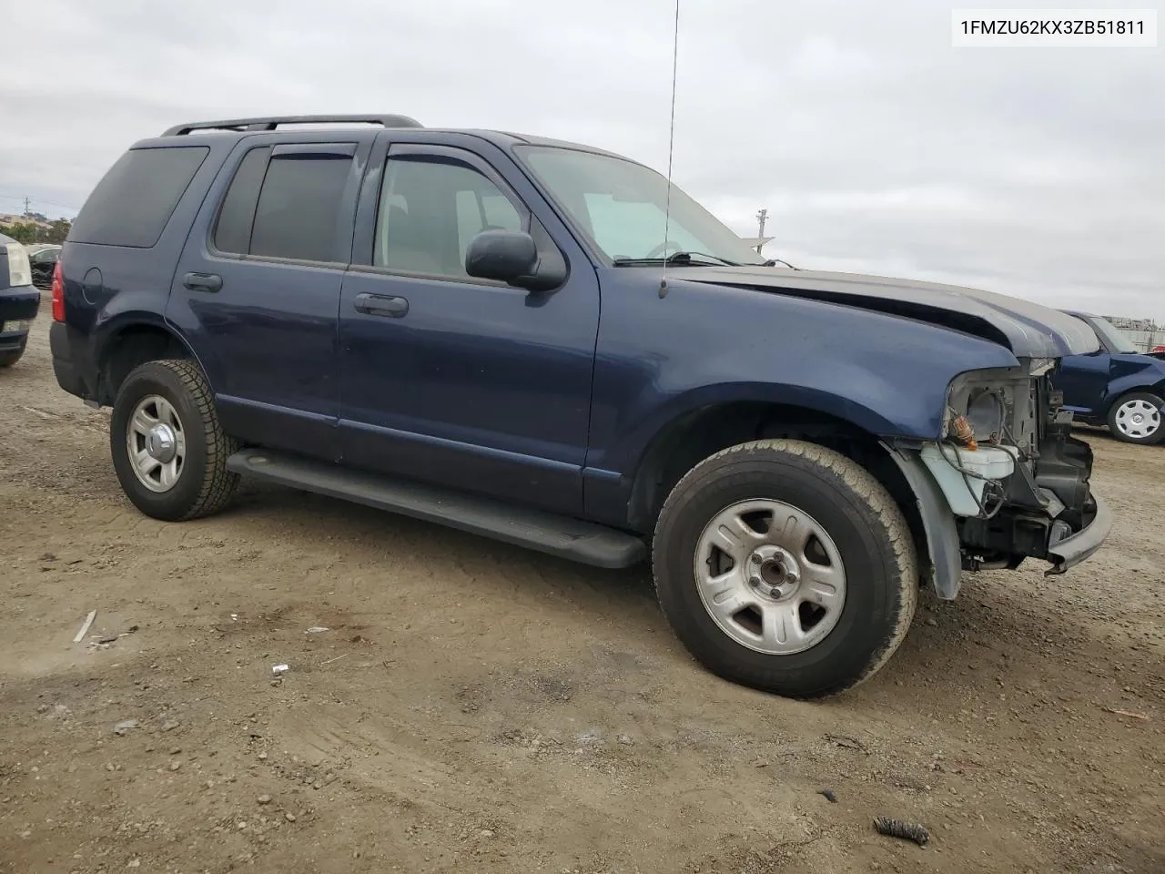 2003 Ford Explorer Xls VIN: 1FMZU62KX3ZB51811 Lot: 72267194