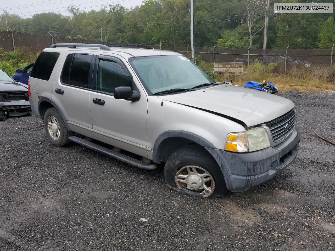 2003 Ford Explorer Xls VIN: 1FMZU72K13UC24437 Lot: 73158544