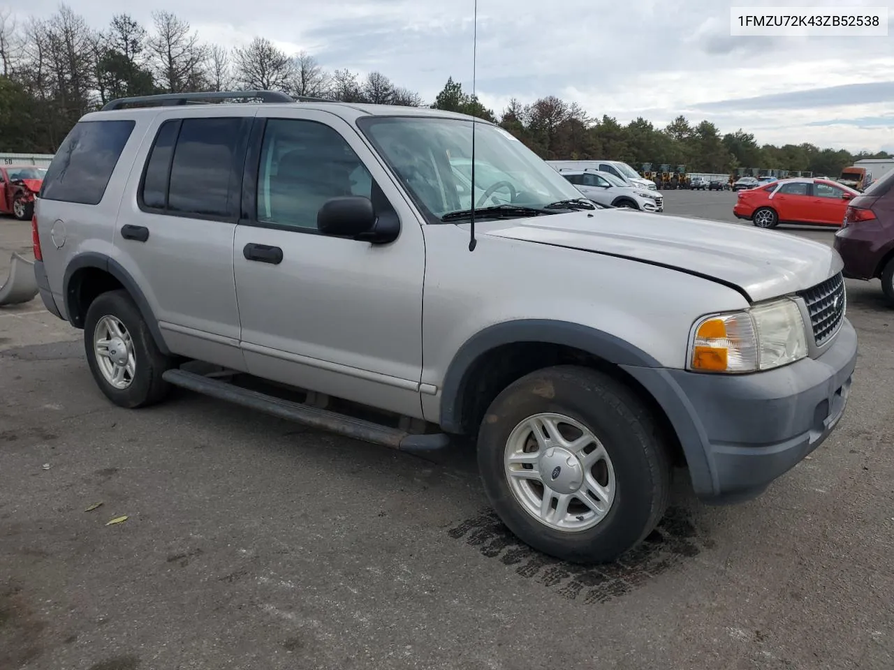 2003 Ford Explorer Xls VIN: 1FMZU72K43ZB52538 Lot: 73599684