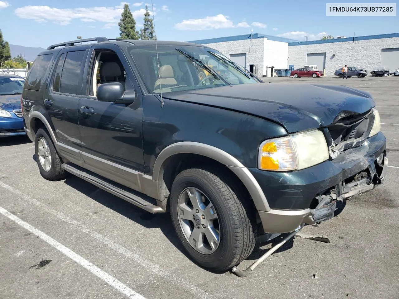 2003 Ford Explorer Eddie Bauer VIN: 1FMDU64K73UB77285 Lot: 73601294