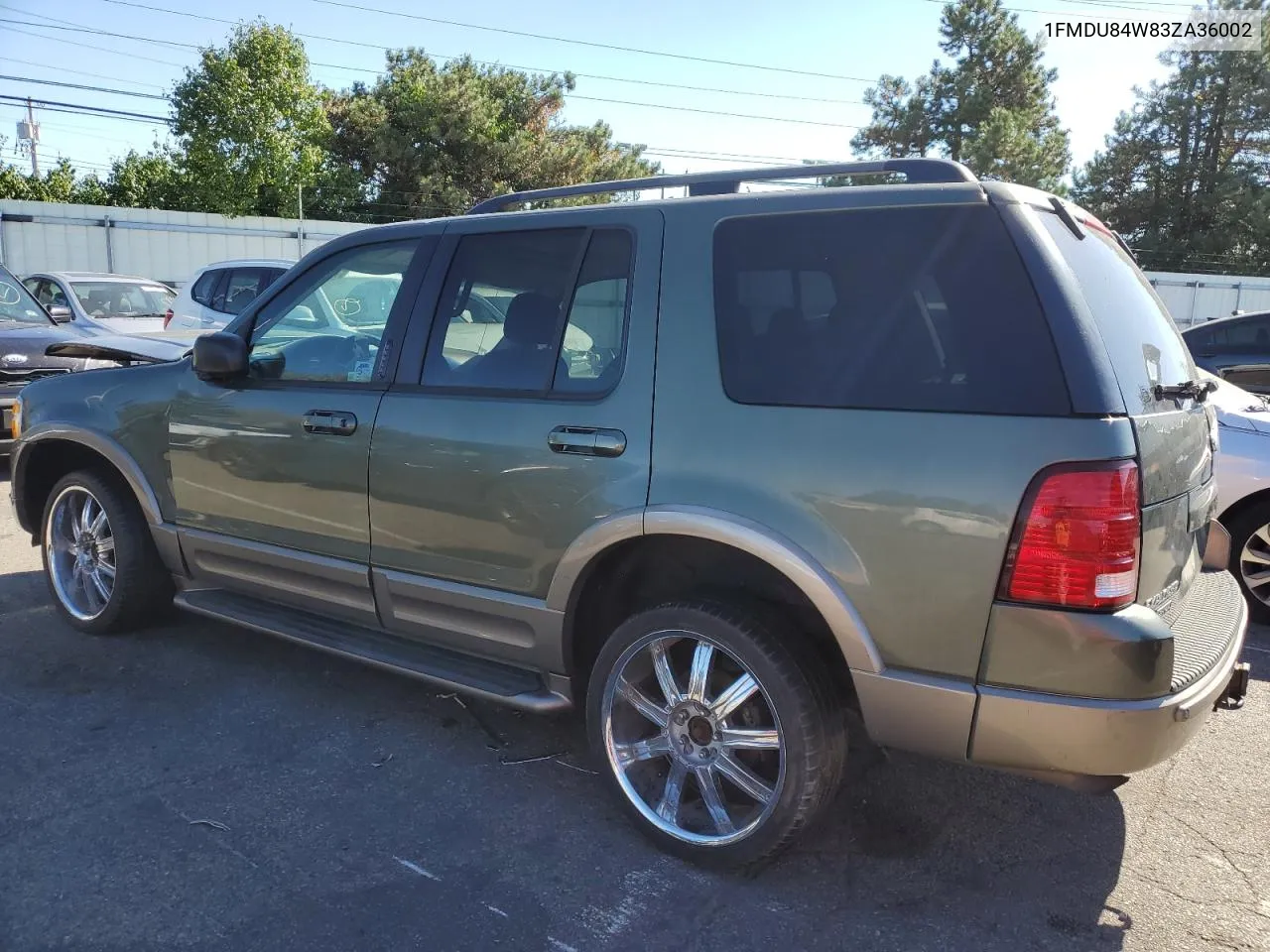 2003 Ford Explorer Eddie Bauer VIN: 1FMDU84W83ZA36002 Lot: 74583784