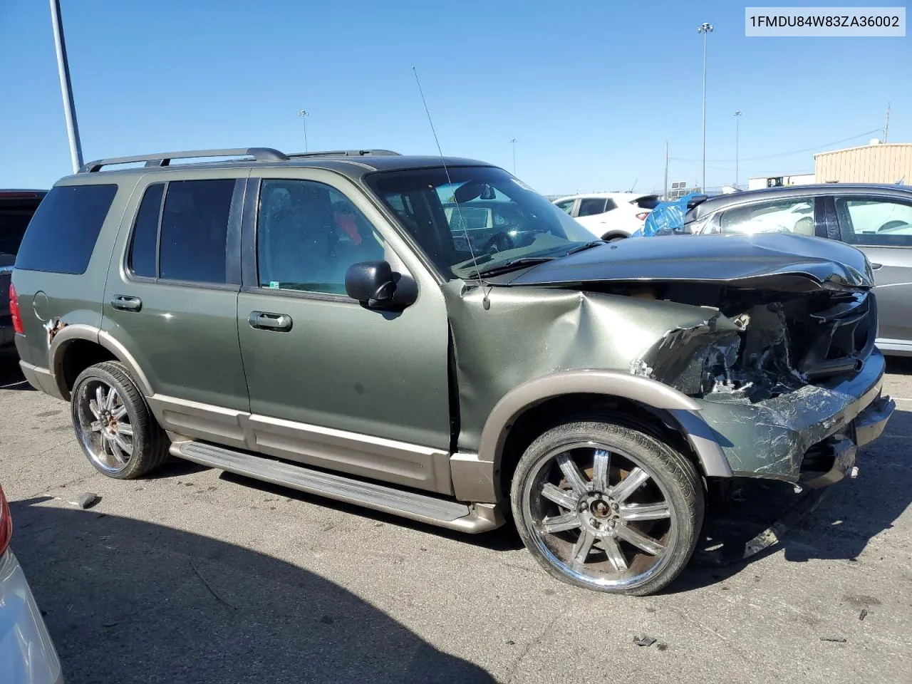 2003 Ford Explorer Eddie Bauer VIN: 1FMDU84W83ZA36002 Lot: 74583784